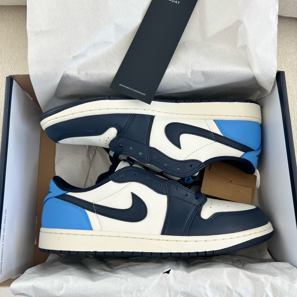 Brand New Air Jordan 1 Retro Low OG ‘Obsidian UNC’ (2025) — Size 12.5